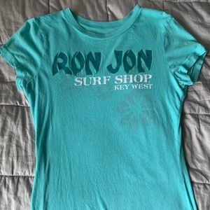 ✿ Light Blue Ron Jon Shirt ✿